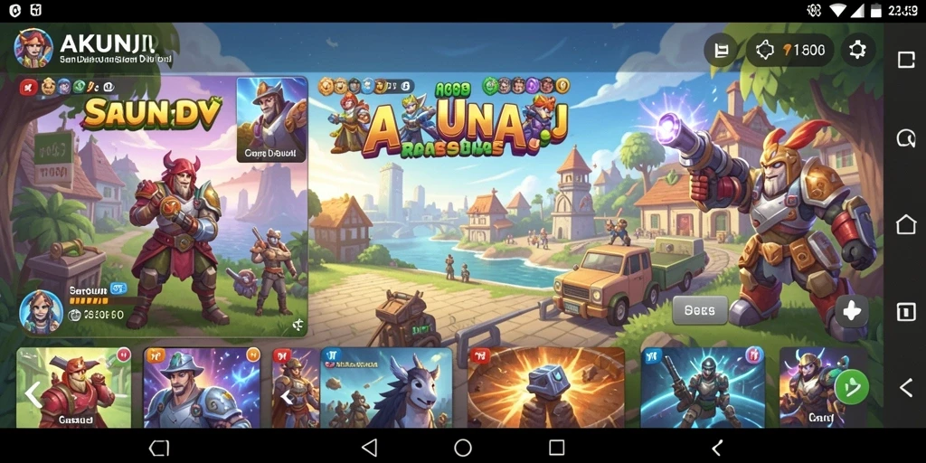 Tampilan menarik dari gameplay seru AKUNJP yang memikat.