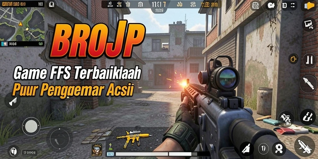 Tampilan gameplay intens dari BROJP yang mendebarkan.