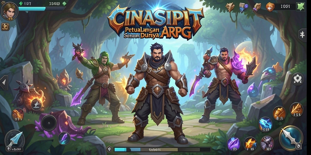 Tampilan gameplay menarik dari CINASIPIT dalam petualangan ARPG.