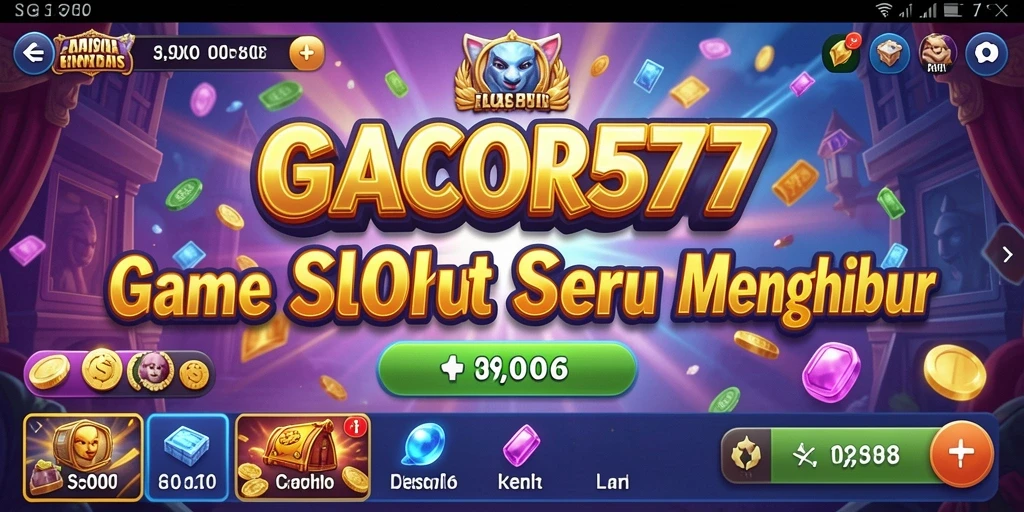 Screenshot gameplay GACOR577 menampilkan keseruan bermain Slot dengan grafik menawan.