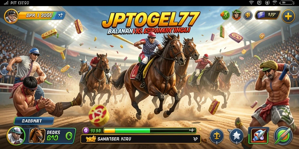 Gameplay seru JPTOGEL77 menampilkan balapan yang mendebarkan dan penuh aksi.